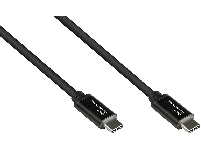 SmartFLEX 2.0, CONNECTIONS mit 5A schwarz und E-Marker, Delivery Power GOOD 100W, USB-C™ USB Datenkabe Lade- (PD3)