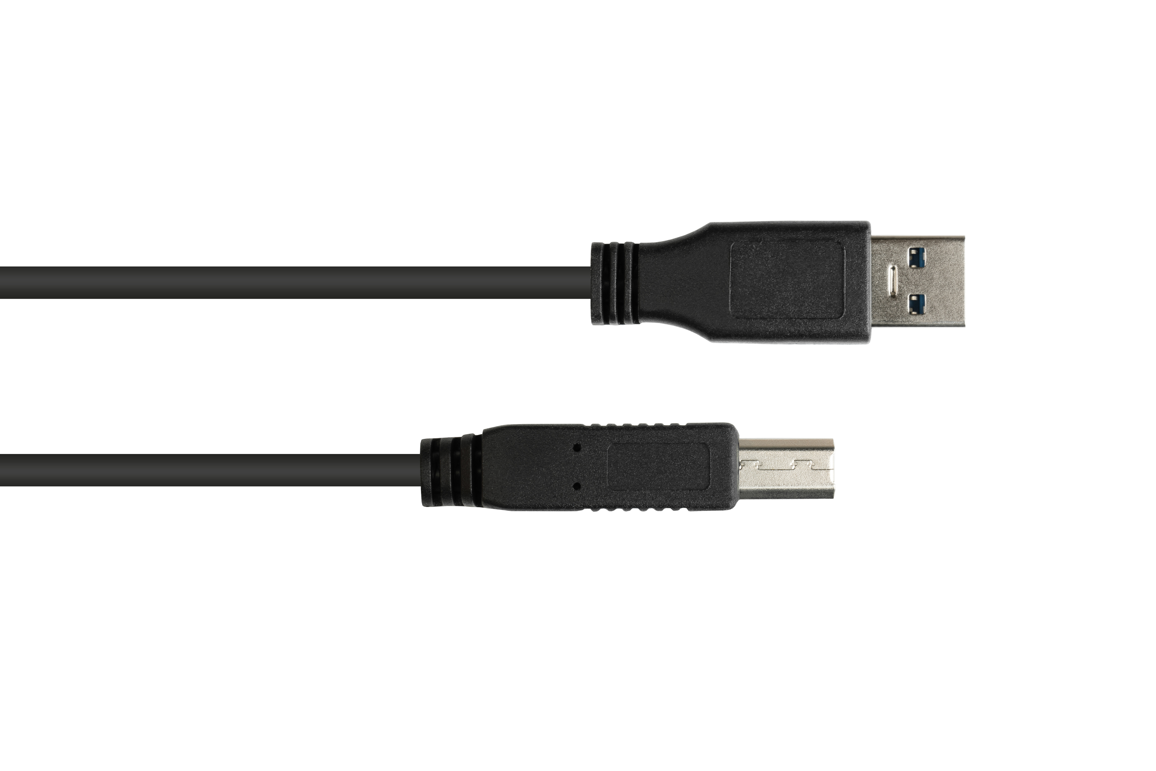 GOOD CONNECTIONS USB 3.0 Stecker Stecker an B, A Anschlusskabel schwarz