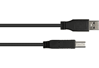 KABELMEISTER USB 3.0 Stecker A an Stecker B, schwarz Anschlusskabel