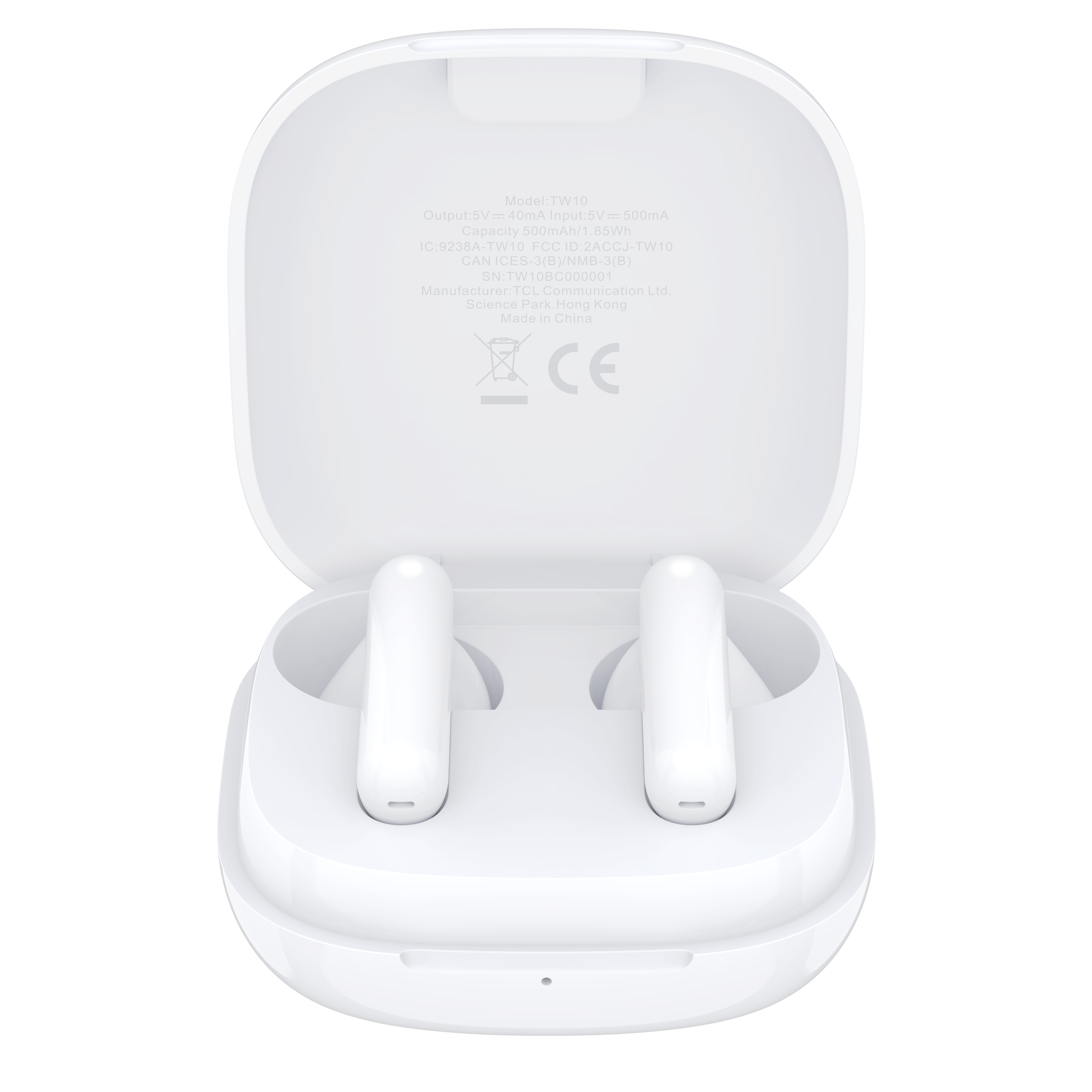 Weiß TCL In-ear Kopfhörer, Moveaudio Ohrhörer Bluetooth