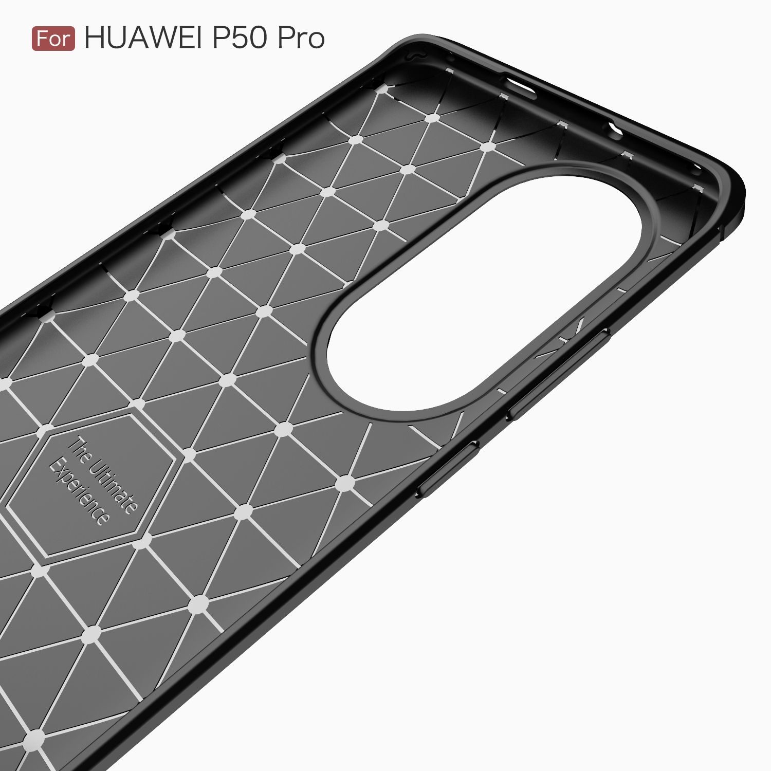 KÖNIG DESIGN Handyhülle, Backcover, Huawei, P50 Pro, Grau