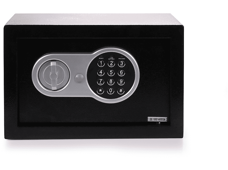 Tresor 2× Verriegelung Zahlenschloss OPTICUM AX schwarz Samson Notschlüssel-Stahl Doppelbolzen RED Tresor-Elektronischem Safe