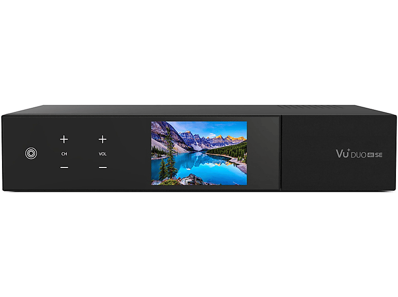 VU+ Duo 4K SE Schwarz) 4K 2xDVB-S2X DVB-S2, Tuner, (HDTV, Sat Receiver FBC Twin PVR-Funktion=optional, DVB-S