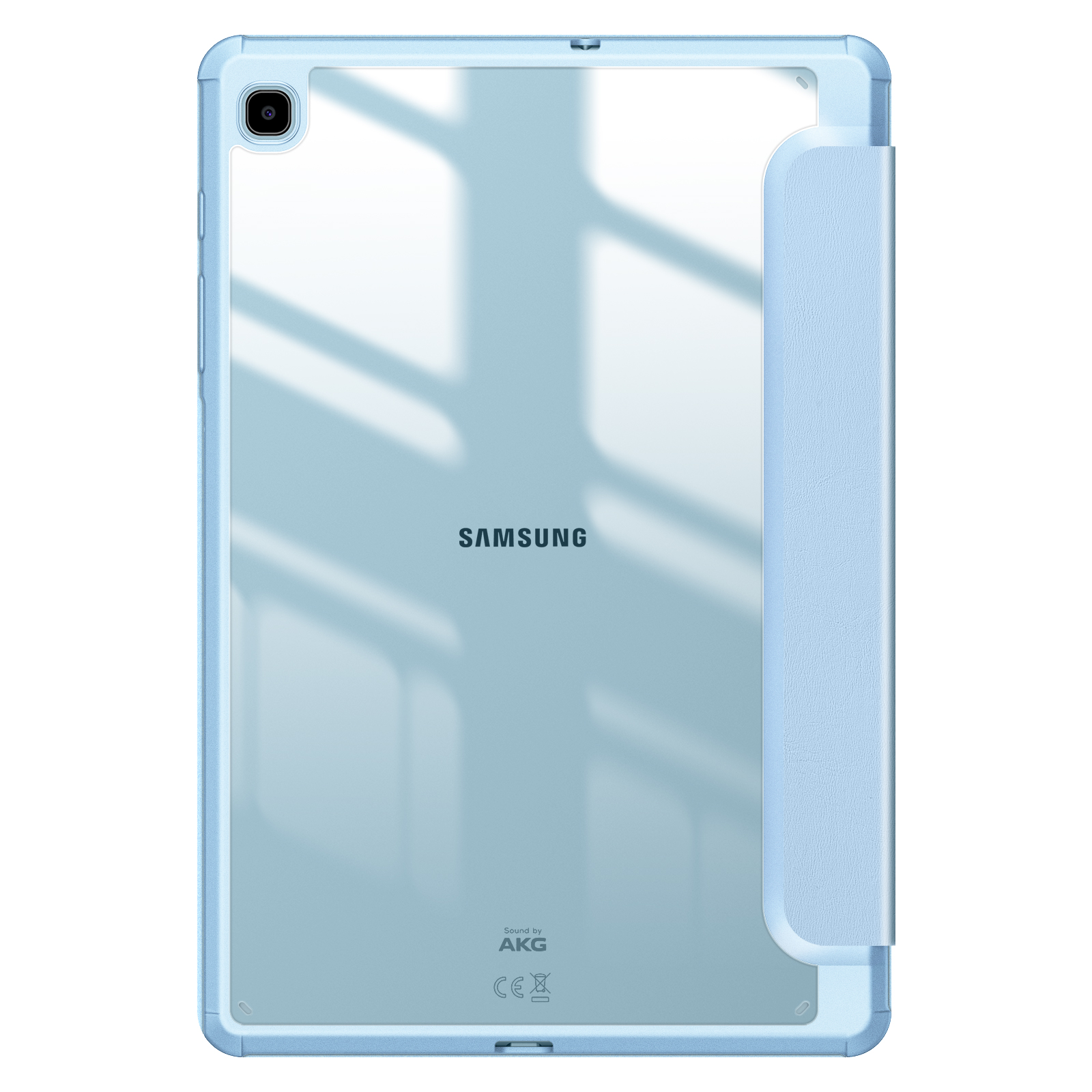 Hülle FINTIE für Himmelblau Samsung Bookcover Polyurethan, Tablethülle Thermoplastisches