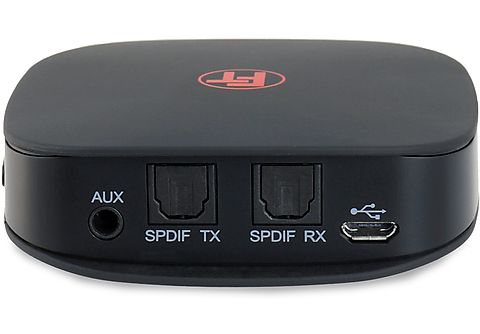 FEINTECH ABT00101 Audio Transmitter & Receiver mit Akku SPDIF aptX HD Low  Latency Bluetooth 5.0 Audio Adapter (Sender und Empfänger) schwarz