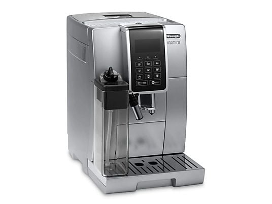 DELONGHI Dinamica ECAM 350.75.S Kaffeevollautomat Silber/Schwarz