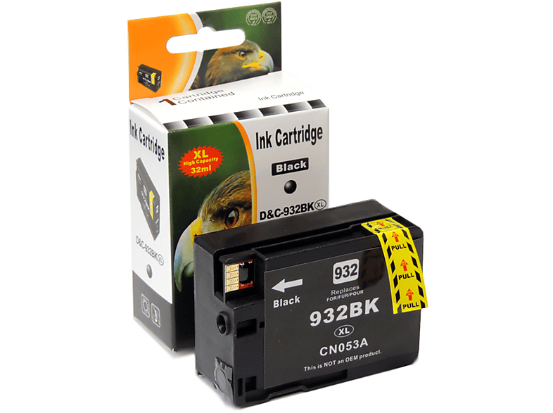 D&C 932XL, CN053AE Tintenpatrone Schwarz (932XL, CN053AE) | MediaMarkt