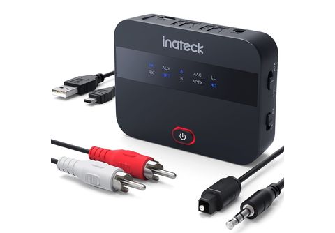 INATECK aptX HD Bluetooth 5.0 Transmitter, Audio Adapter für 2 Köpfhörer,  unterstützt Glasfaserkabel Adapter