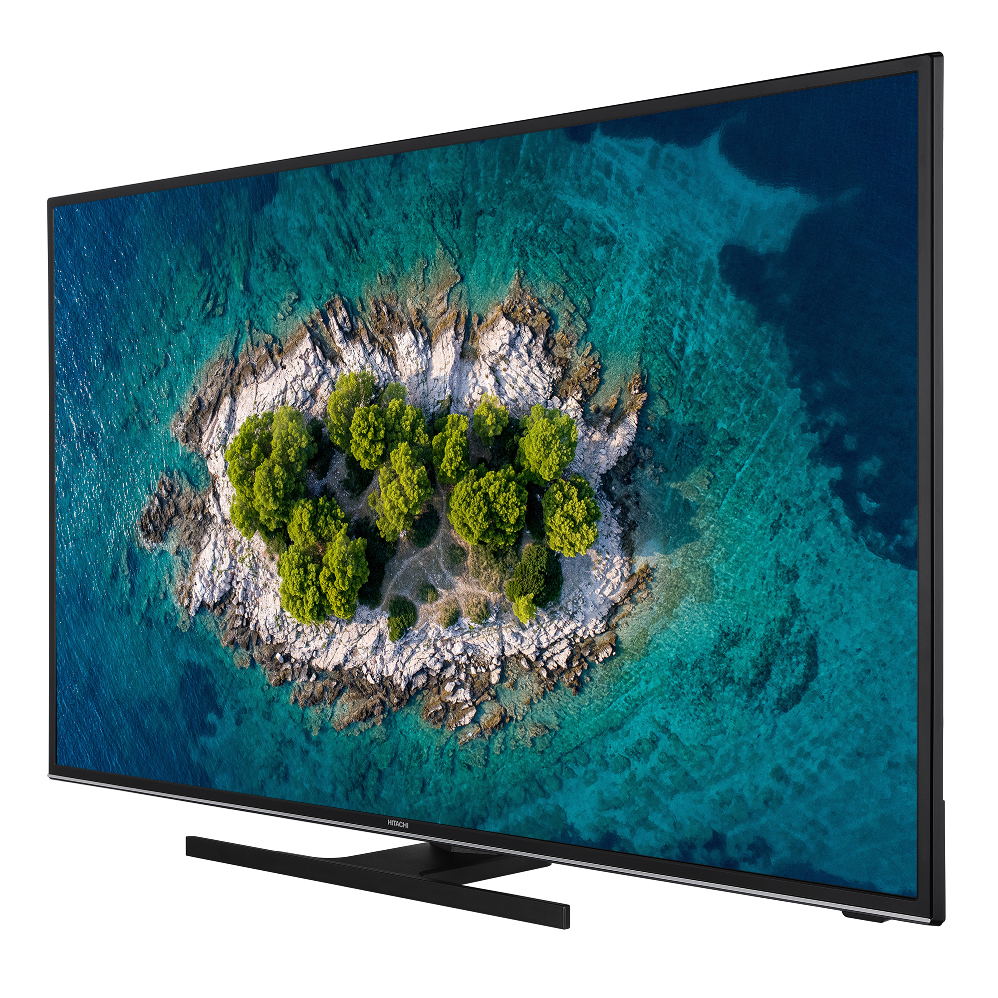 TV) SMART (Flat, UHD 4K, Zoll cm, HITACHI LED U55K6100 / 139 55 TV
