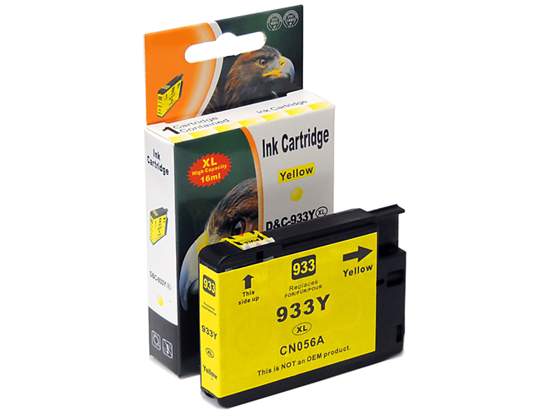 CN056AE) Tintenpatrone Gelb (933XL, CN056AE 933XL, D&C