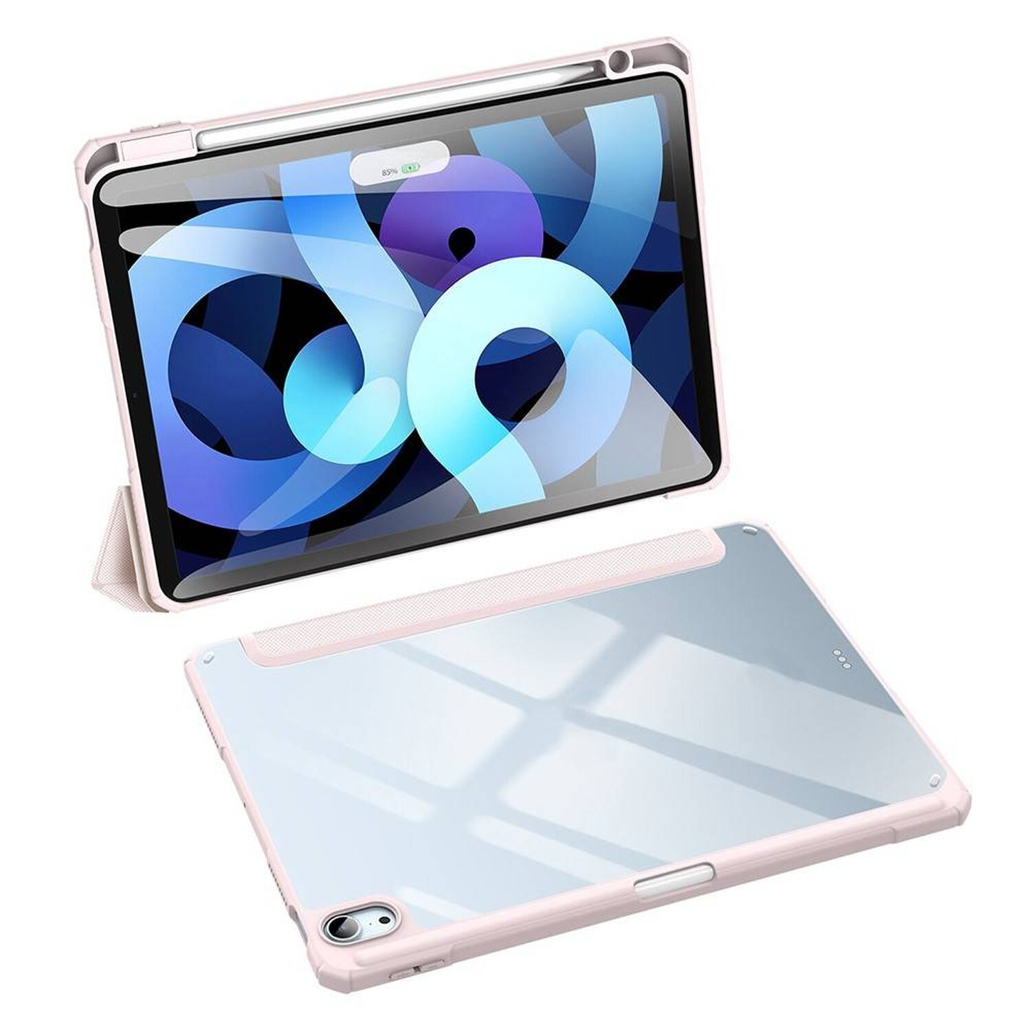 DUX DUCIS 4 Tablethülle Pink Air Bookcover Apple für Toby Eco-Leder, 10.9\