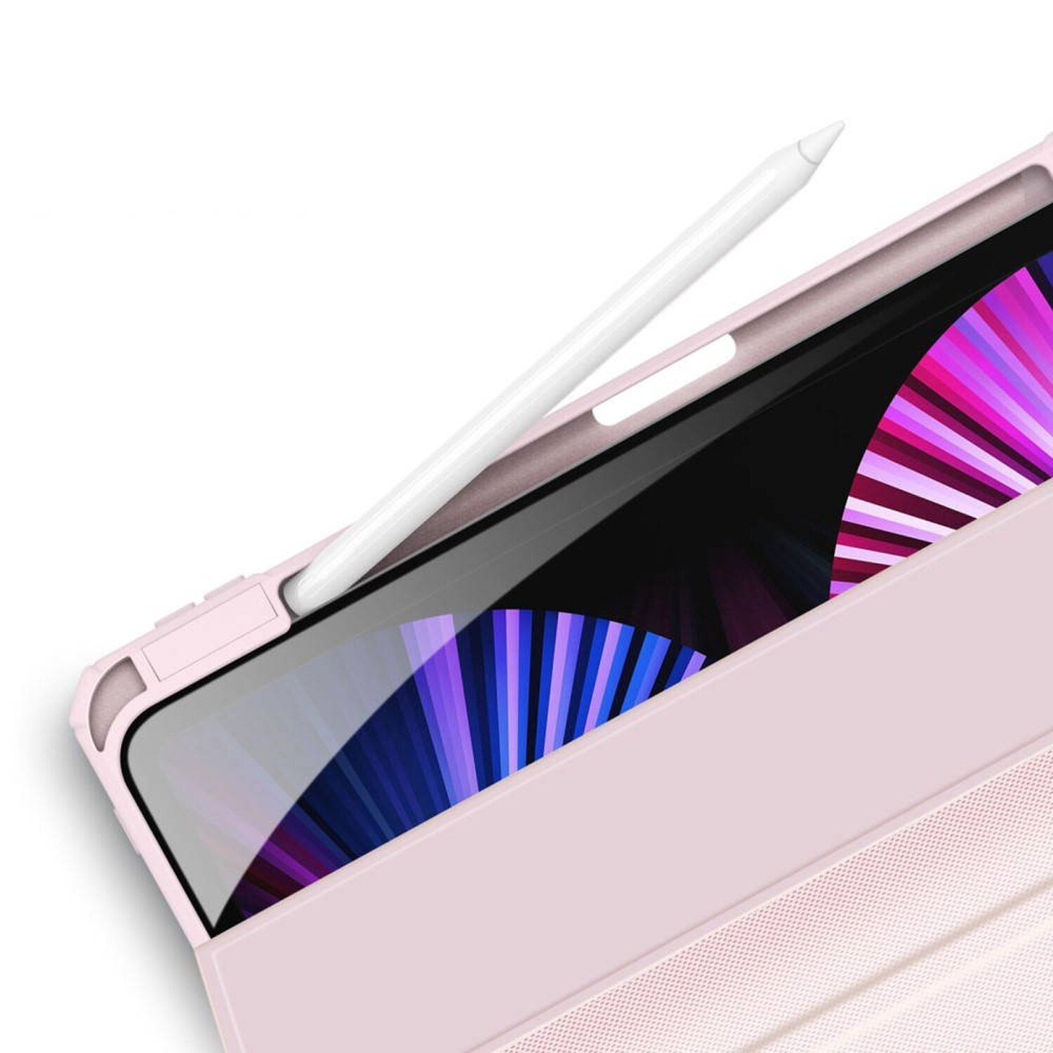 Tablethülle Pink DUCIS DUX Bookcover Apple iPad Eco-Leder, Air 10.9\