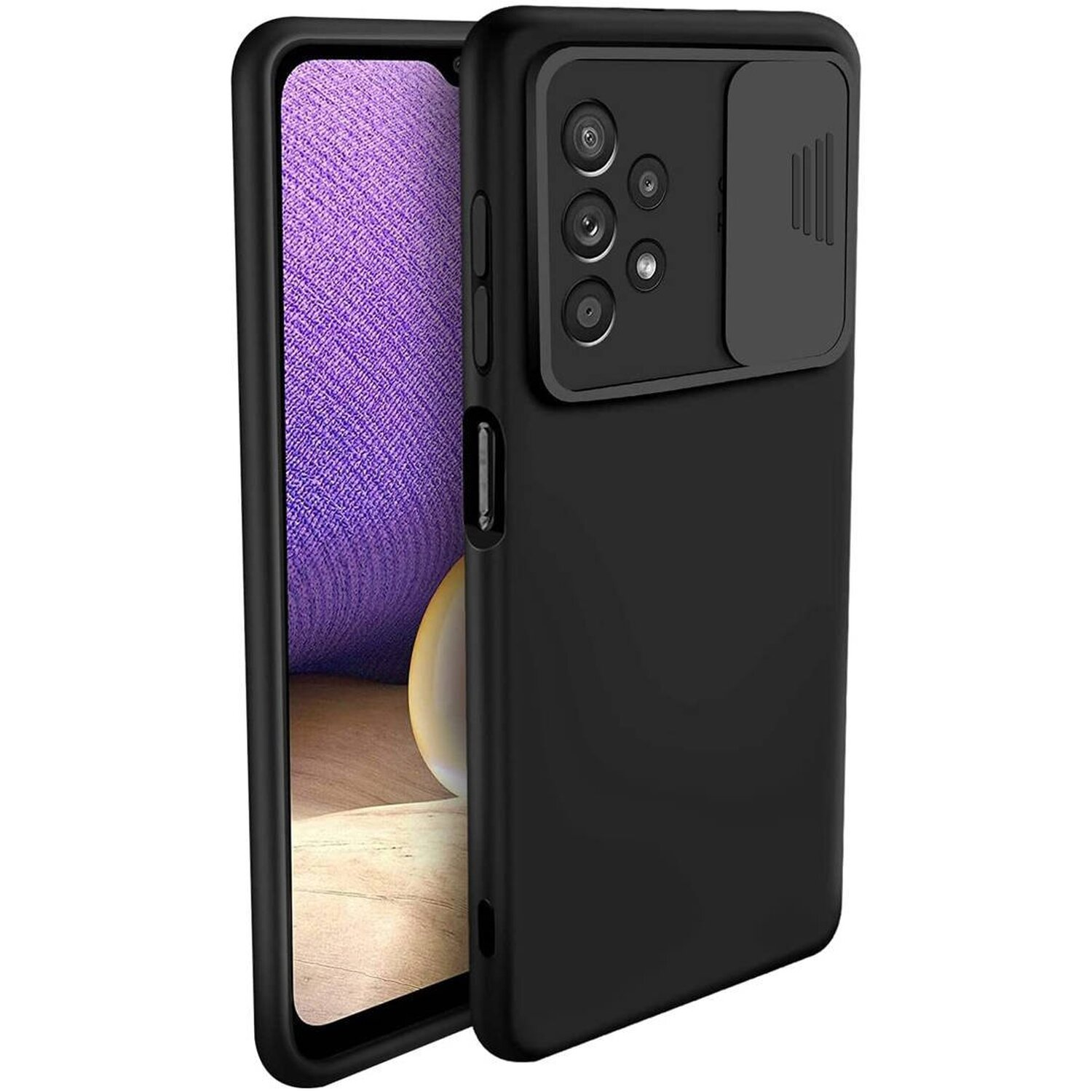 COFI CamShield Schwarz Backcover, Galaxy Case, A13 5G, Samsung