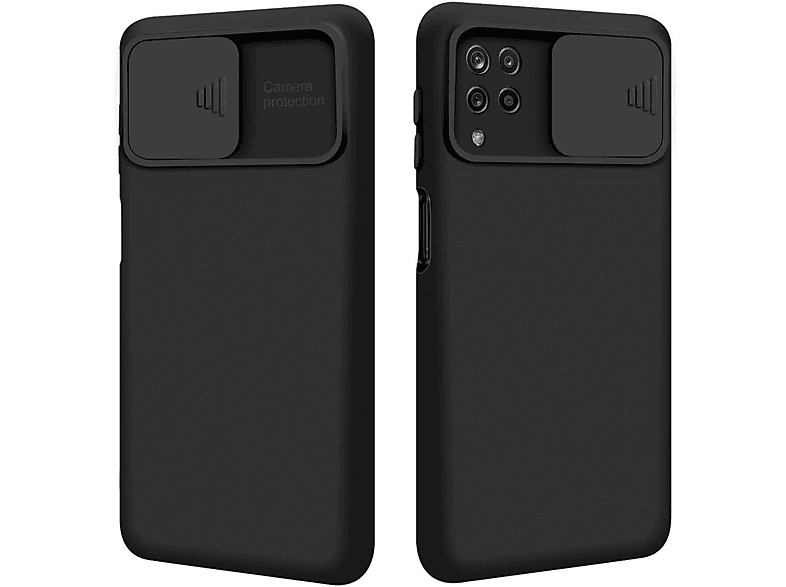 COFI CamShield Case, Backcover, Samsung, Galaxy A12 (A125F), Schwarz