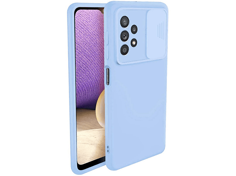 CamShield 5G A32 Case, (A326F), COFI Samsung, Backcover, Galaxy Hellblau