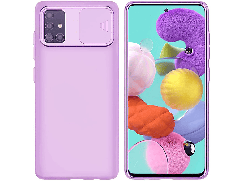 COFI (A515F), Samsung, A51 Backcover, Violett CamShield Case, Galaxy