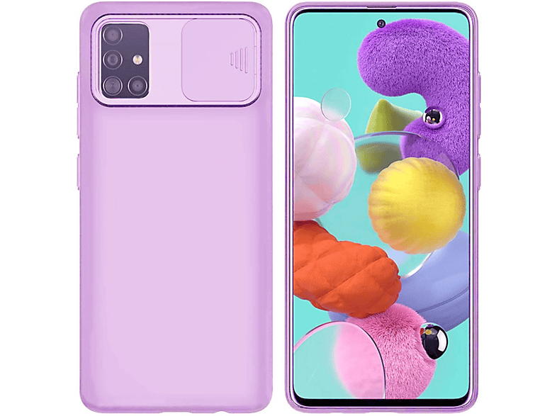 COFI CamShield Backcover, Galaxy Case, (A515F), A51 Violett Samsung