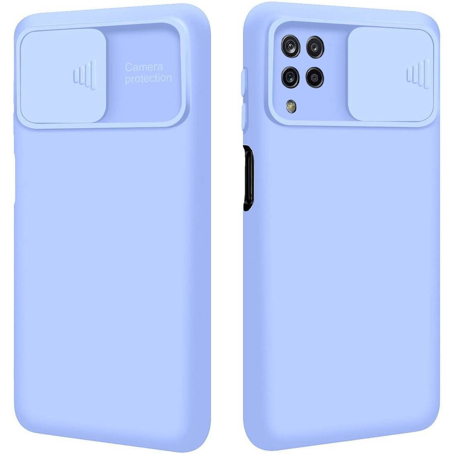 Case, Galaxy Backcover, Hellblau A22 COFI CamShield (A225F), 4G Samsung,