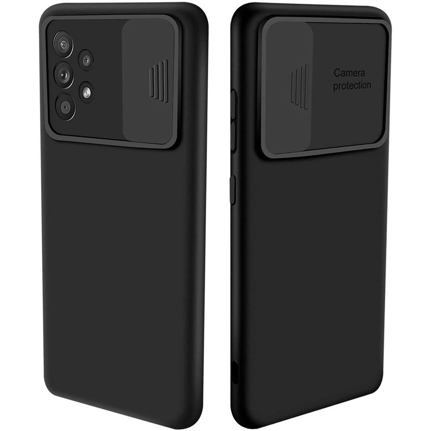 COFI CamShield Case, Samsung, A72 (A725F), Backcover, Galaxy Schwarz