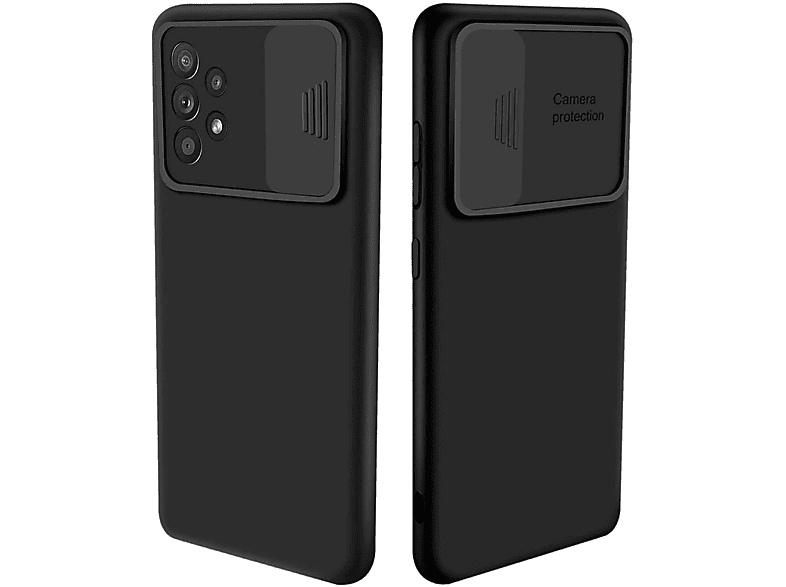 Schwarz COFI Backcover, Galaxy CamShield Case, (A725F), A72 Samsung,