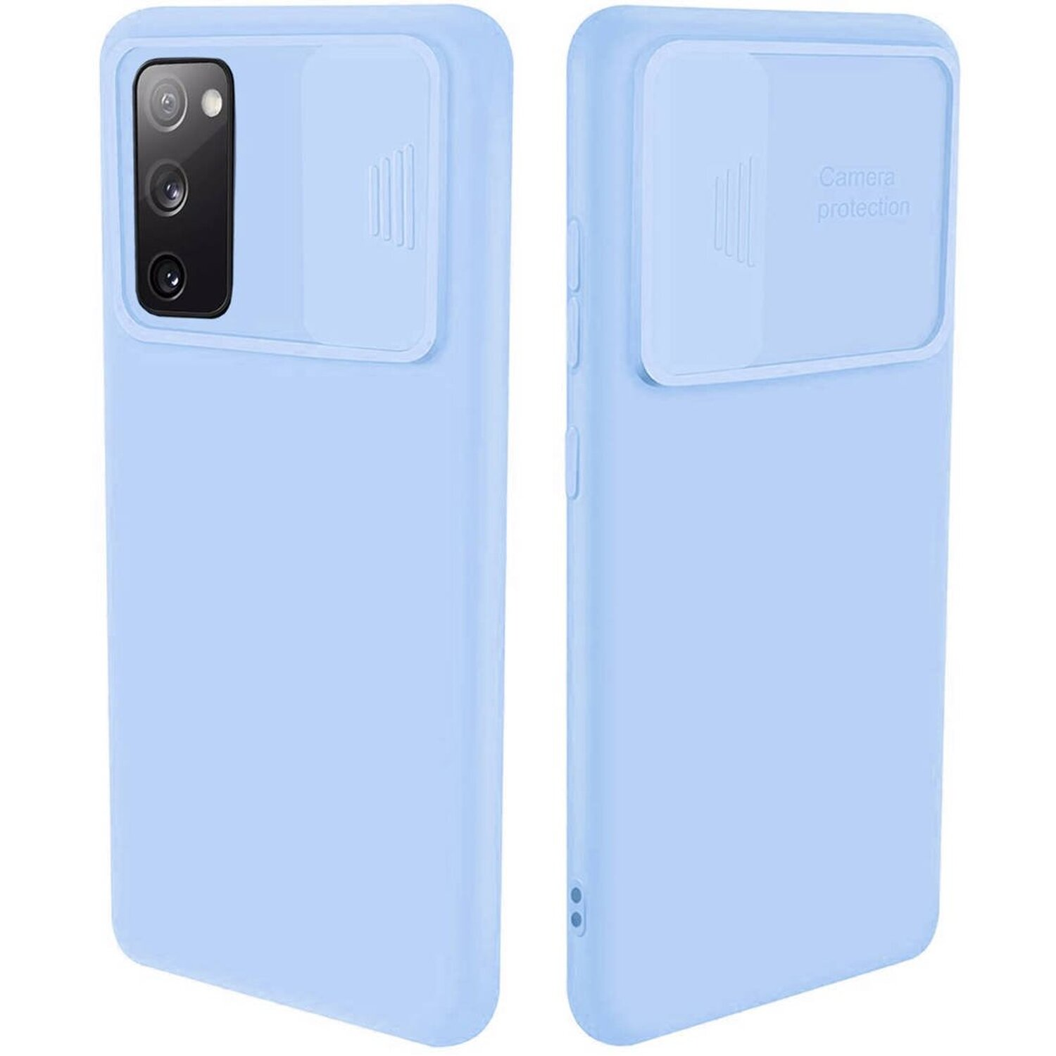 COFI CamShield Hellblau Galaxy Backcover, S20 Case, FE (G780F), Samsung,