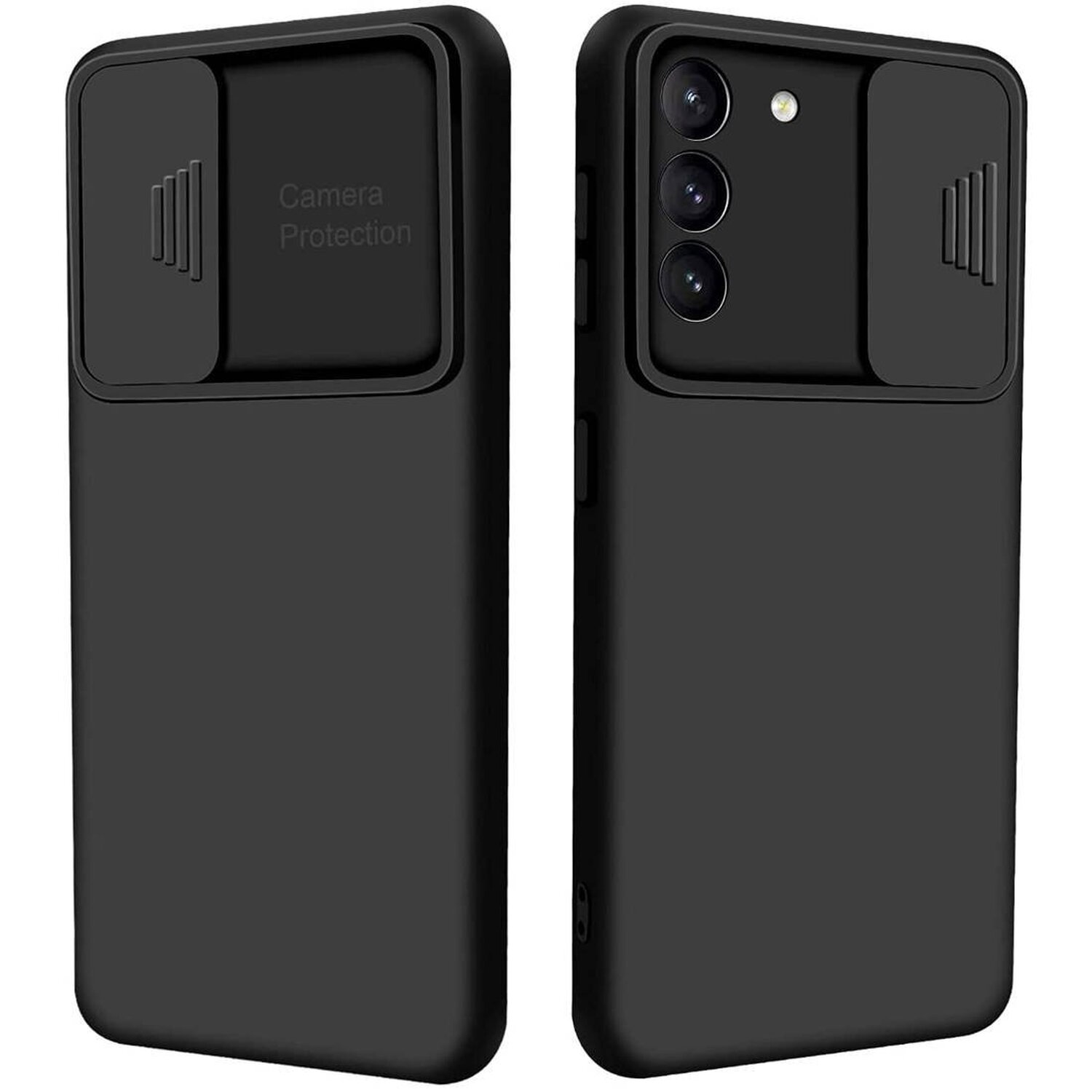 COFI CamShield Case, Samsung, S21 Galaxy Schwarz (G991F), Backcover