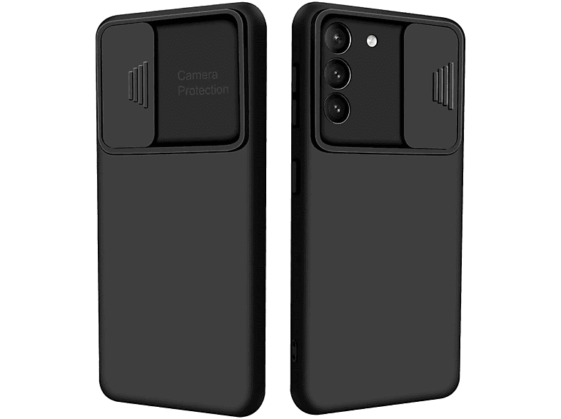 Schwarz S21 Backcover, CamShield Galaxy Samsung, (G991F), Case, COFI