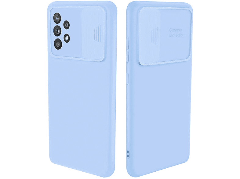 COFI CamShield Case, Backcover, Samsung, Galaxy A52 (A525F), Hellblau