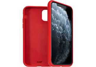 KMP Silikon Case Velvety Premium, Backcover, Apple, iPhone 11, rot
