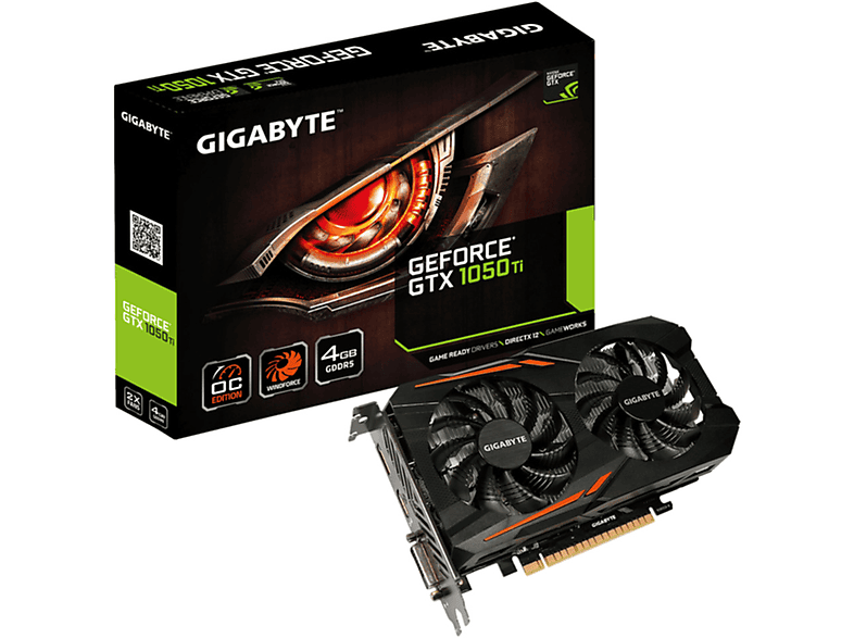 GIGABYTE GeForce® GTX 1050 Ti OC 4G (NVIDIA, Grafikkarte)