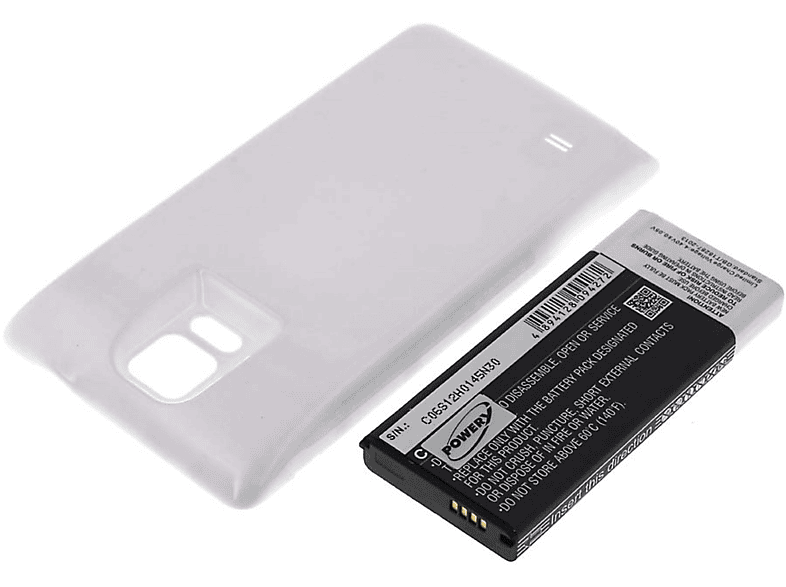 POWERY Akku für Samsung SM-N910F Li-Ion Akku, 3.9 Volt, 6400mAh