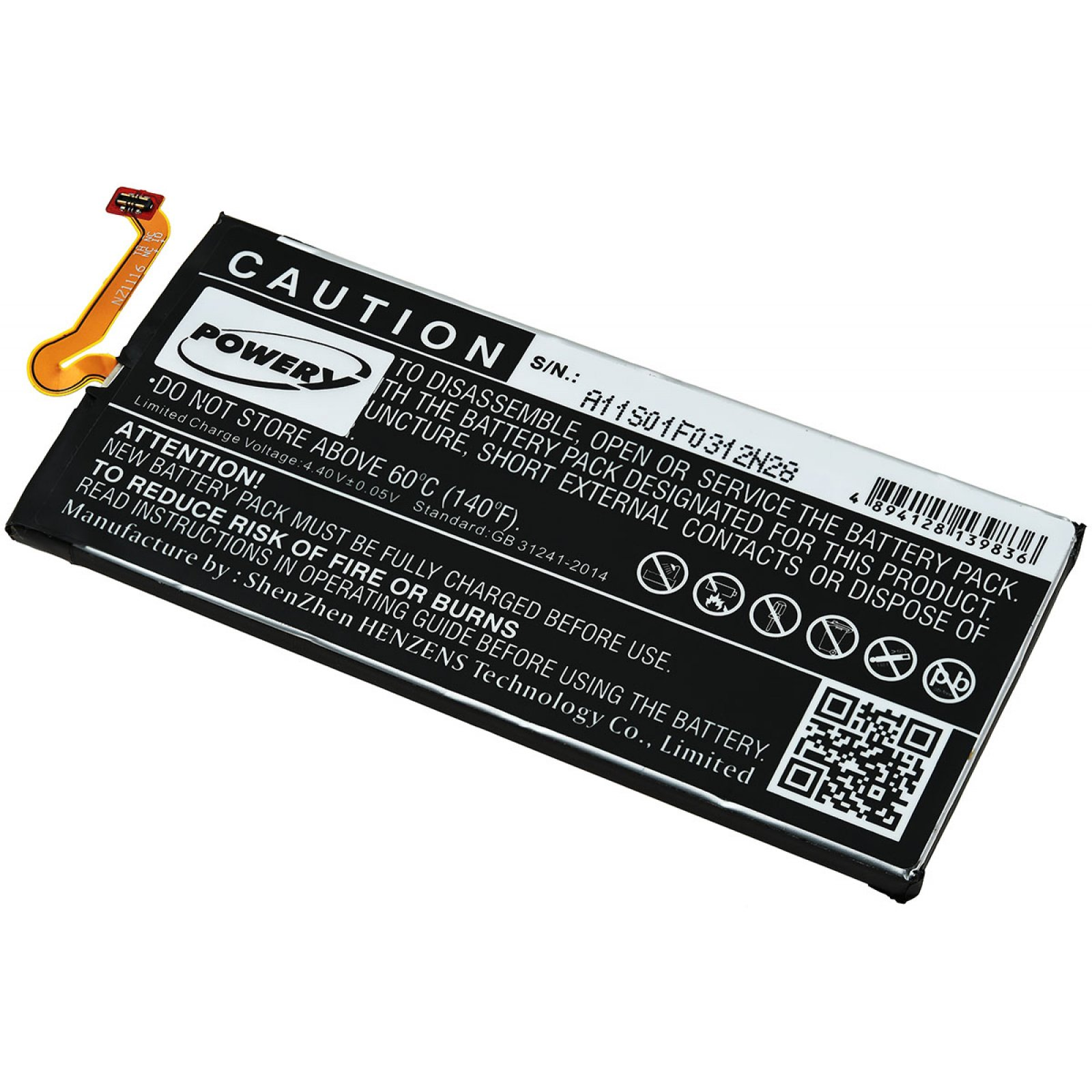 G7 LTE-A Volt, LG Akku Li-Polymer POWERY für ThinQ 2900mAh 3.85 Akku,