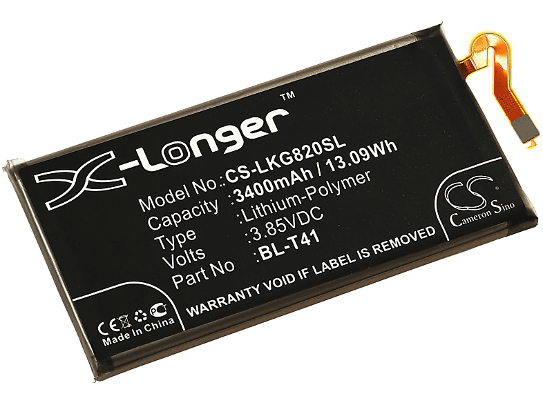 3400mAh Li-Polymer für 3.85 POWERY G8 Akku, LG Volt, ThinQ Akku