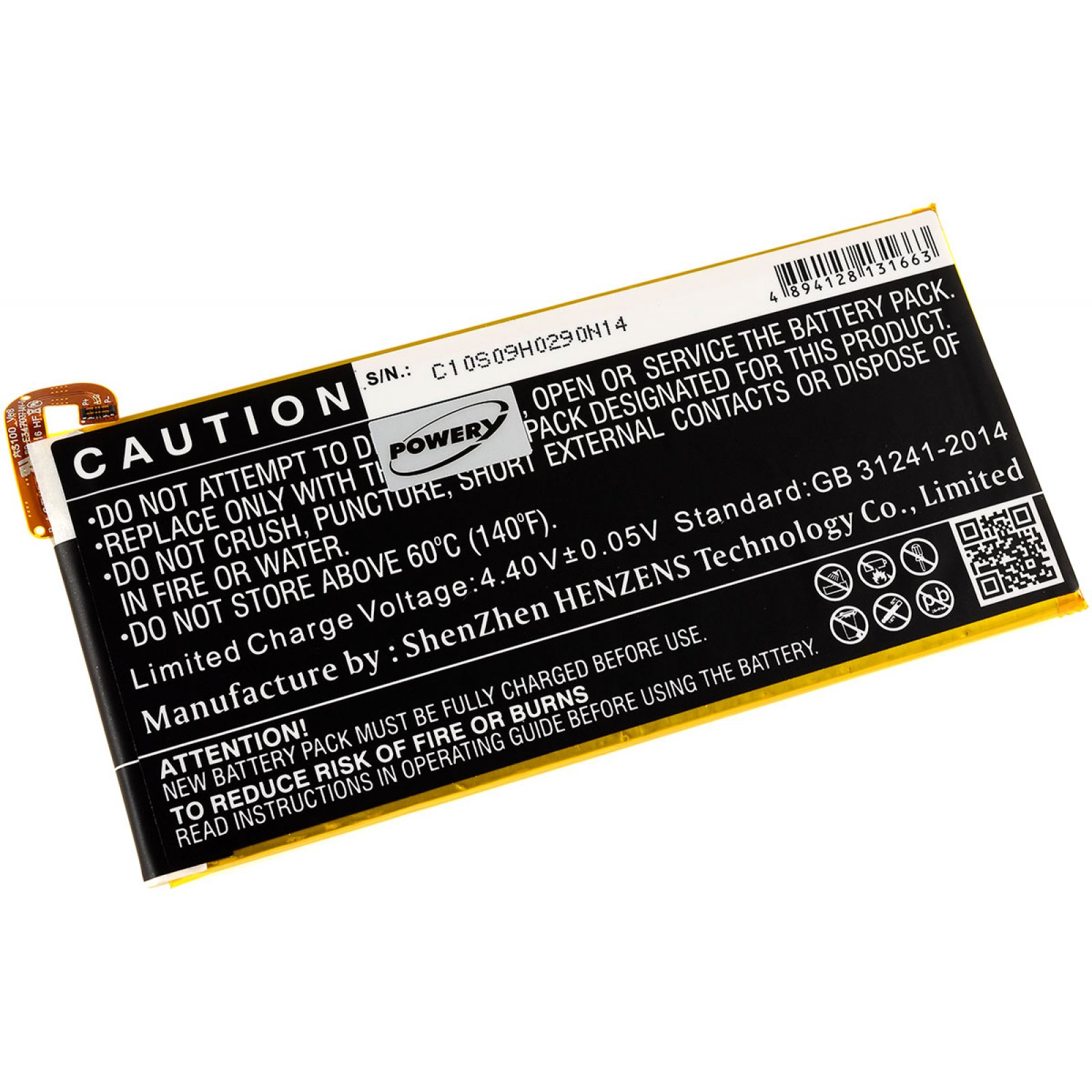 Volt, 3 3.85 4600mAh POWERY für Ultra Akku Zenfone Akku, Li-Polymer Asus