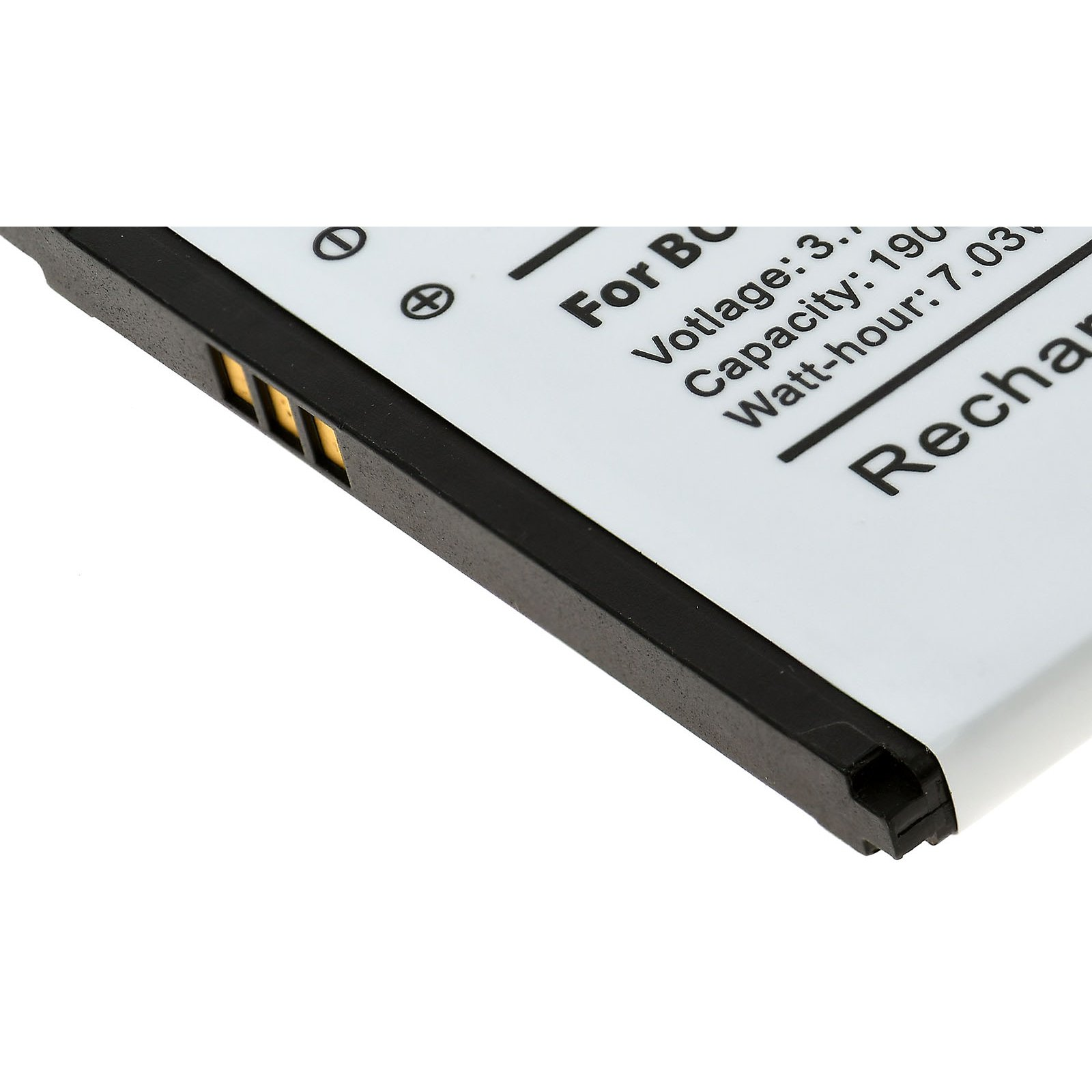 POWERY Akku für HTC Typ Volt, Akku, 3.8 Li-Ion 1900mAh BOPE6100