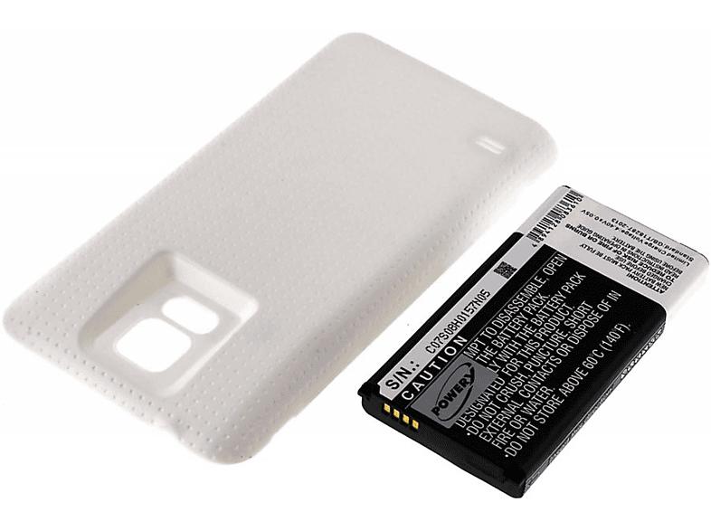 POWERY Akku Li-Ion S5 Galaxy Samsung 3.85 Volt, für 5600mAh Akku