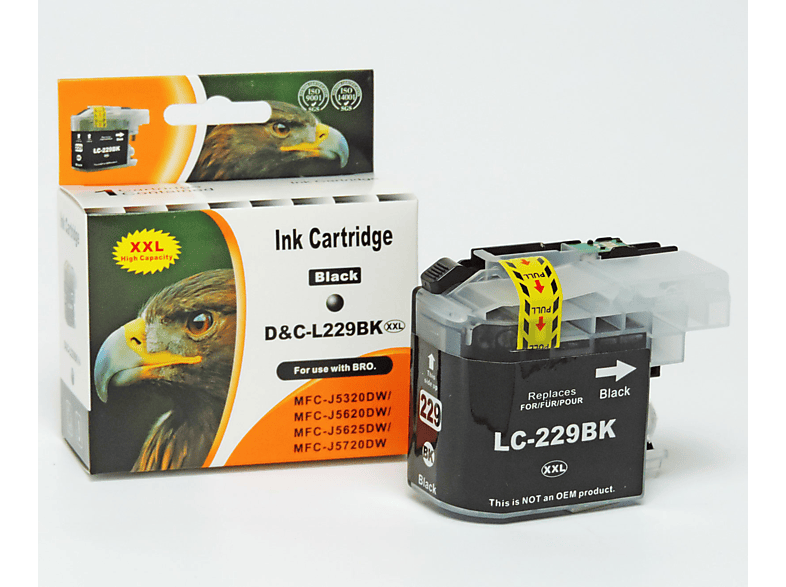 D&C LC-229 XXL Tintenpatrone Schwarz (LC-229 XXL)