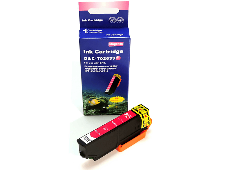 26XL, (T2633, Eisbär, D&C 26XL, C13T26334010 Tintenpatrone C13T26334010) Magenta T2633,