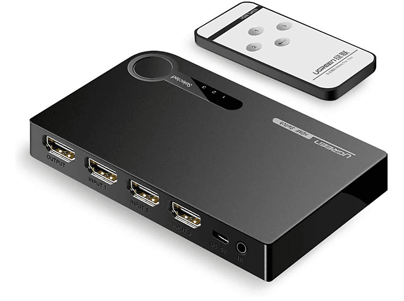 UGREEN HDMI Switch HDMI Switch Schwarz