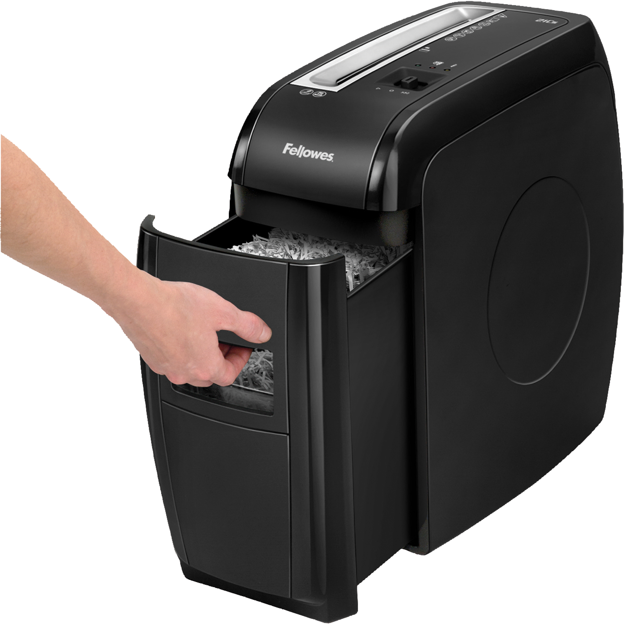 Aktenvernichter, 21Cs PowerShred FELLOWES black schwarz