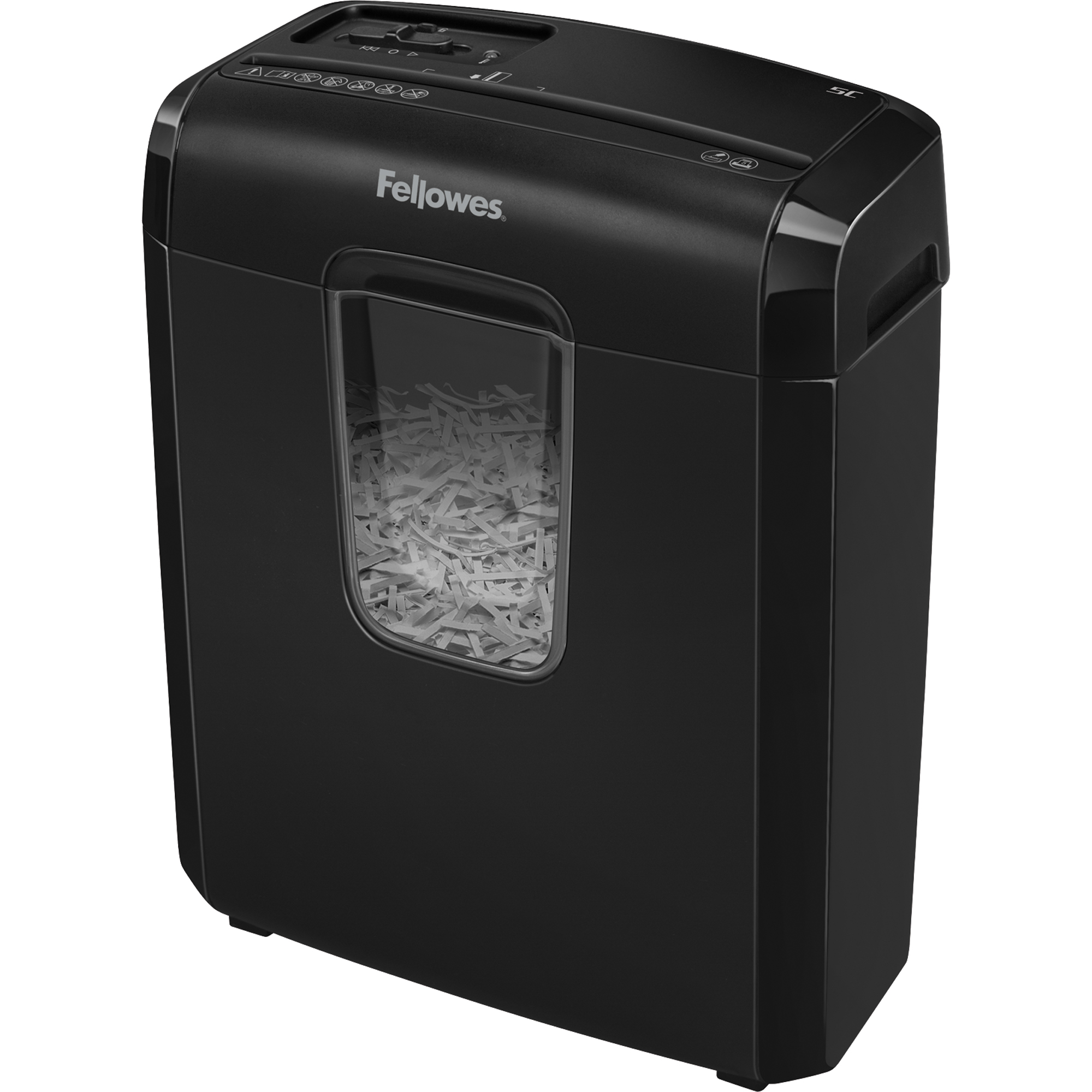 FELLOWES Powershred black 6C schwarz Aktenvernichter