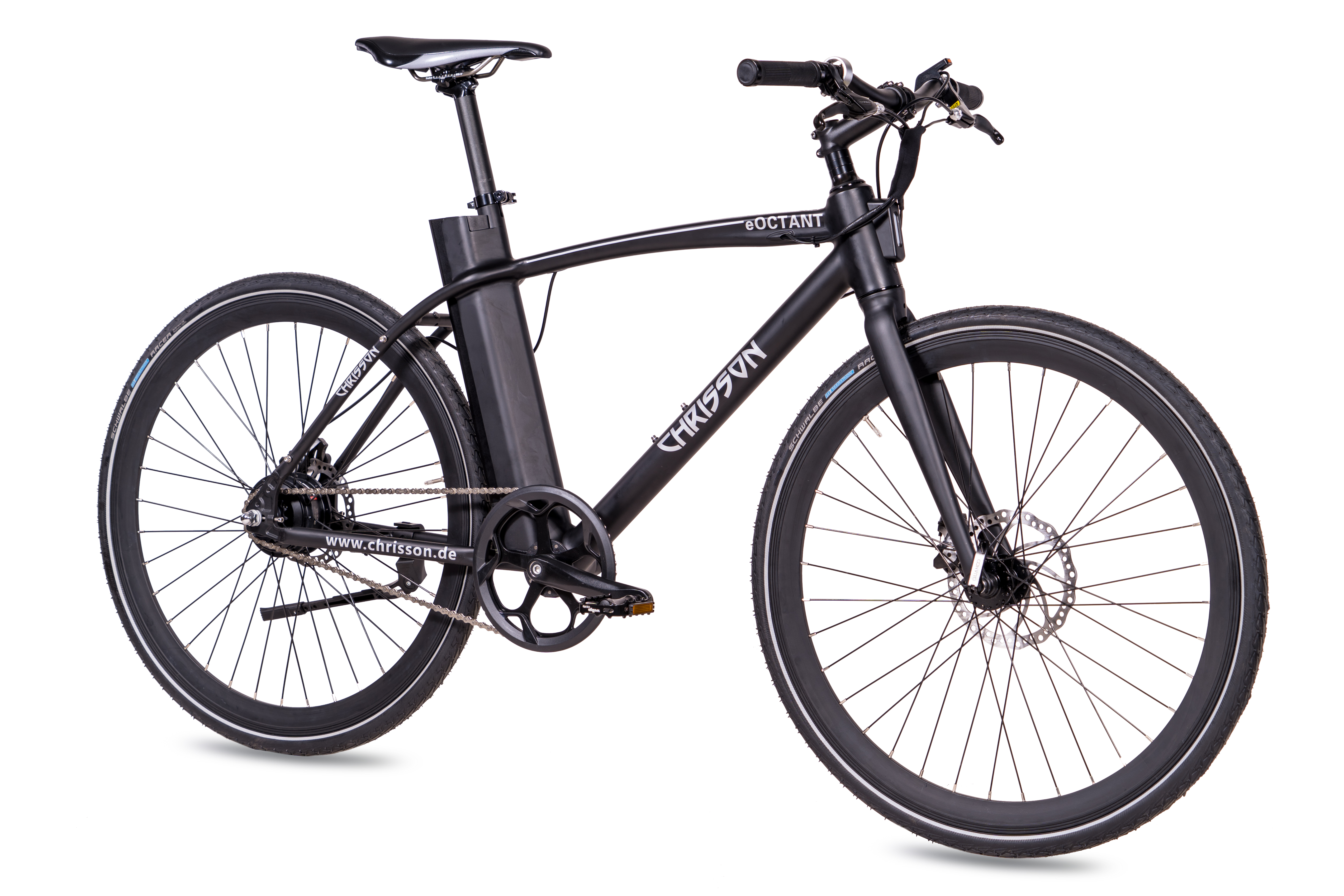 Zoll, Wh, 367 Unisex-Rad, CHRISSON eOctant Kettenantrieb (Laufradgröße: cm, 28 52 schwarz) Rahmenhöhe: Urbanbike