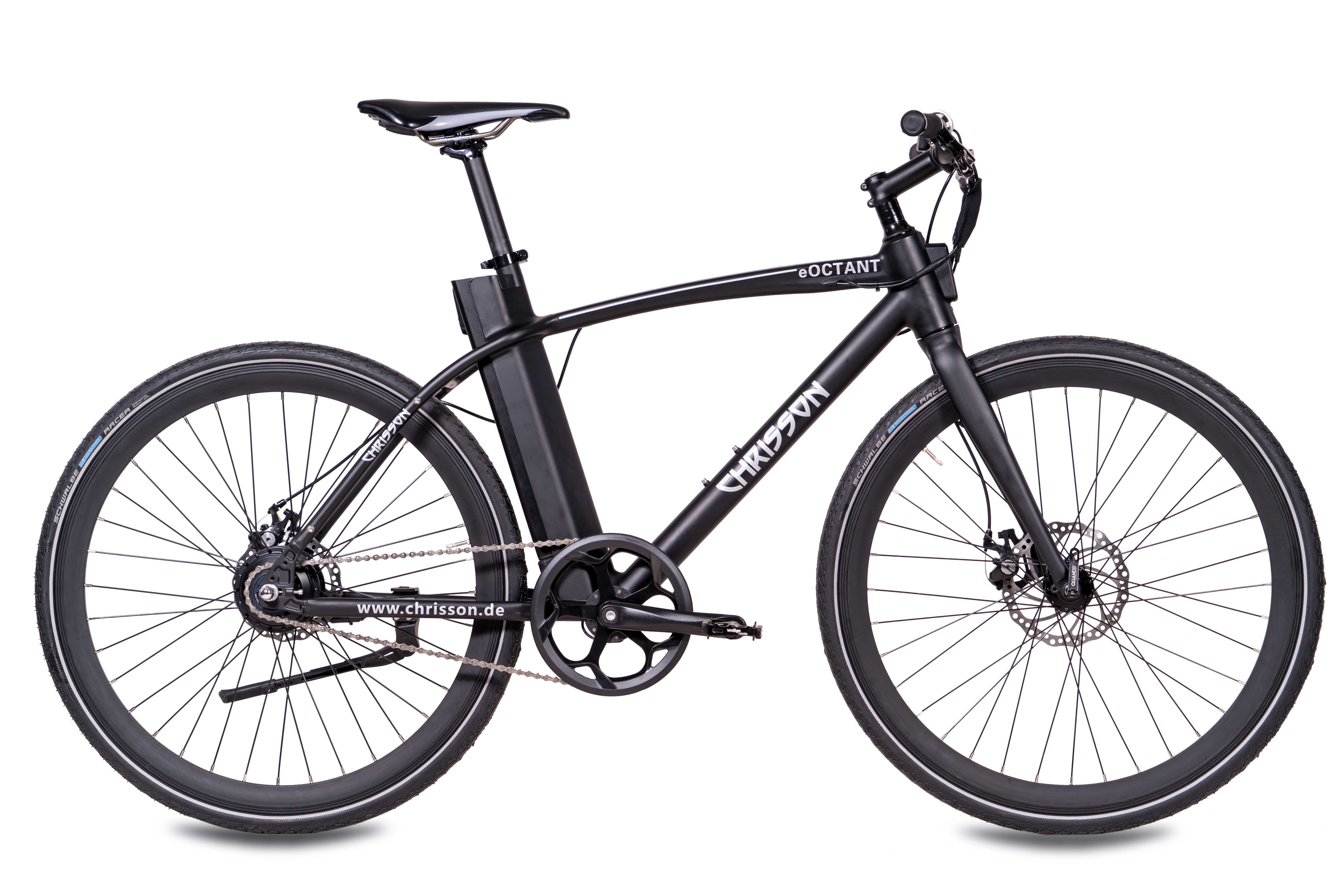 CHRISSON eOctant Kettenantrieb Urbanbike cm, 52 Wh, schwarz) Zoll, 367 Rahmenhöhe: Unisex-Rad, (Laufradgröße: 28