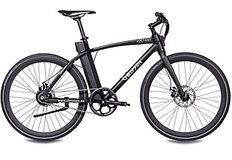 CHRISSON eOctant Kettenantrieb Urbanbike (Laufradgröße: 28 Zoll, Rahmenhöhe: 52 cm, Unisex-Rad, 367 Wh, schwarz)