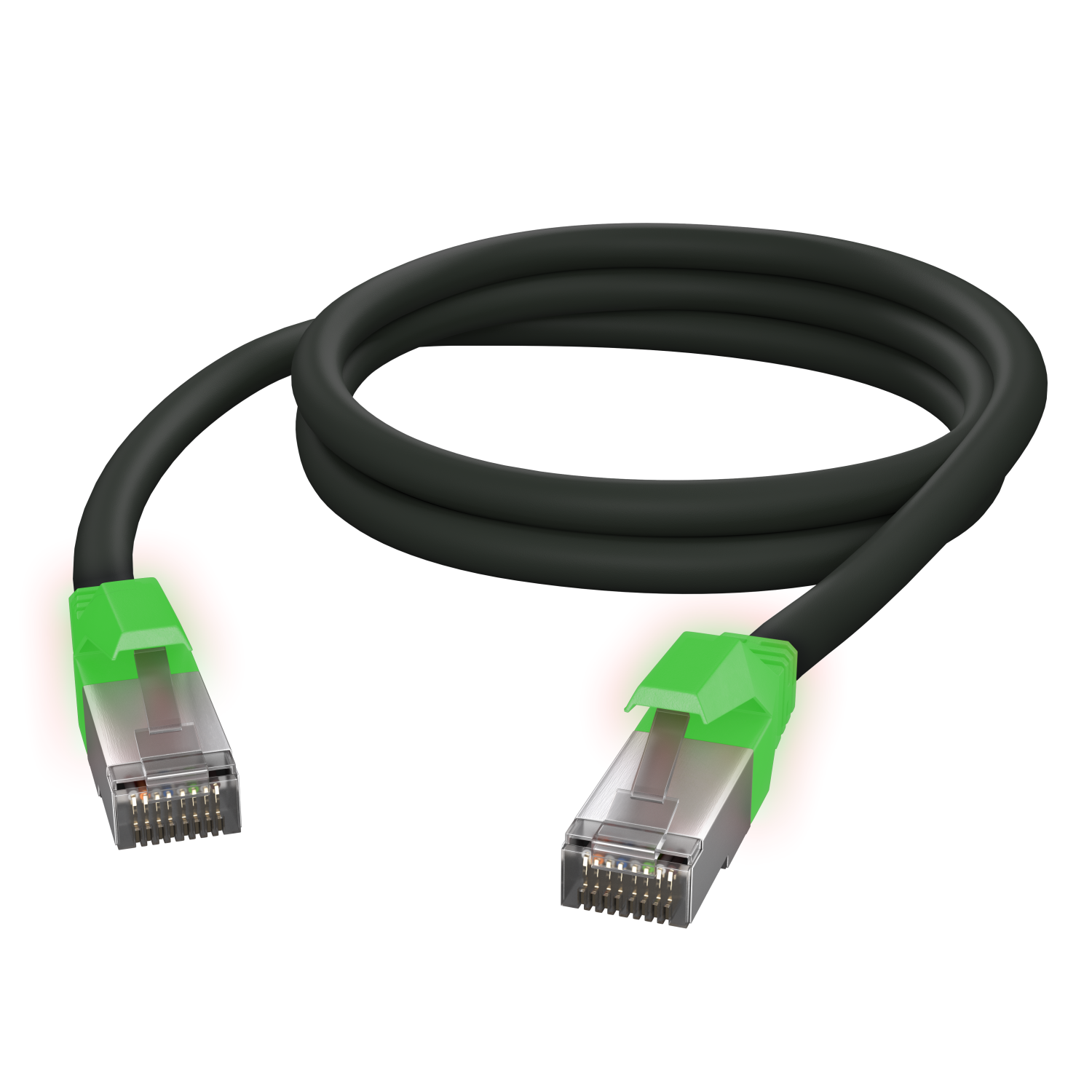 AIXONTEC 1,0m LAN Kabel RJ45 Ethernet, Netzwerkkabel, m 1,0 Gigabit Patchkabel