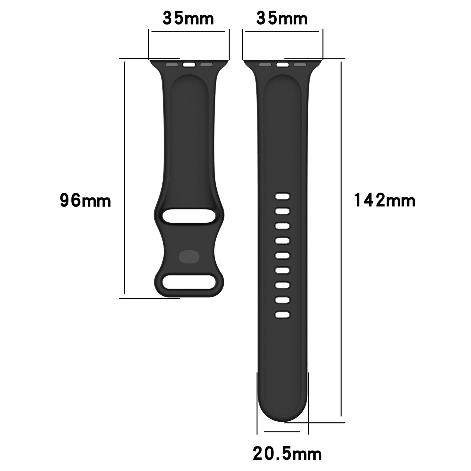 Blau Series Sportarmband, DESIGN Sportarmband, Apple, KÖNIG Watch 1/2/3/4/5/6/SE 44-42mm,