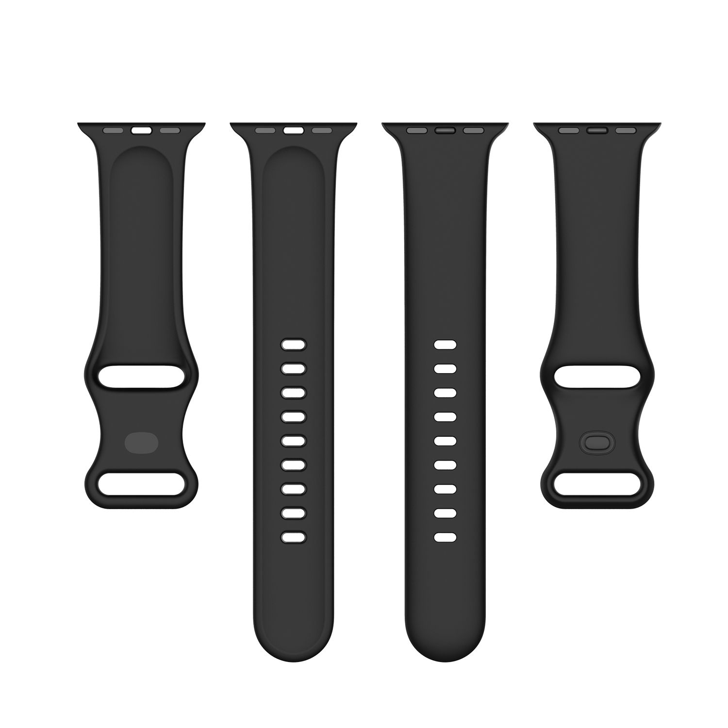 Sportarmband, Watch KÖNIG Sportarmband, 44-42mm, 1/2/3/4/5/6/SE Apple, Schwarz Series DESIGN