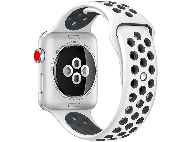 KÖNIG DESIGN Sportarmband, Sportarmband, Apple, Watch Series 1/2/3/4/5/102 40-38 mm, Weiß