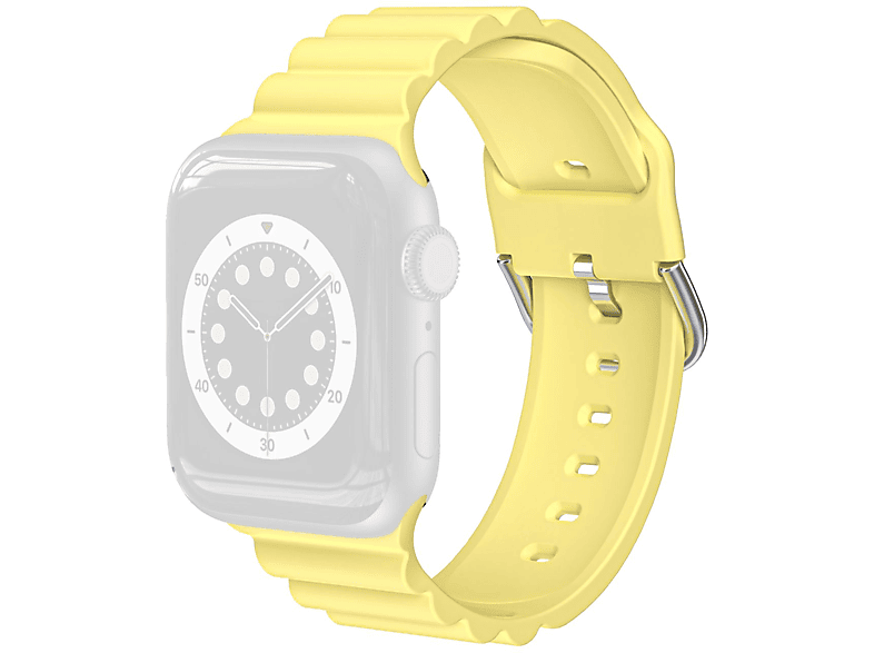 KÖNIG DESIGN Sportarmband, 1/2/3/4/5/102 Watch Sportarmband, mm, 40-38 Apple, Gelb Series