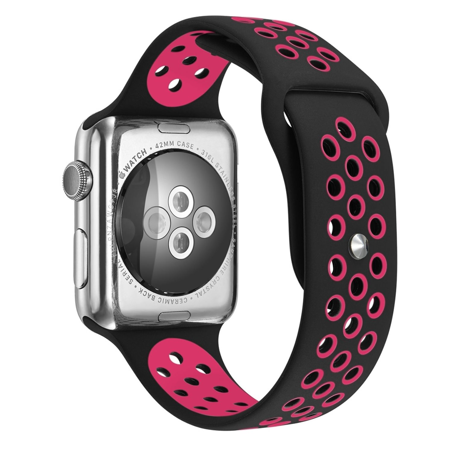 Apple, Series Schwarz 40-38 1/2/3/4/5/102 Sportarmband, mm, Sportarmband, KÖNIG Watch DESIGN